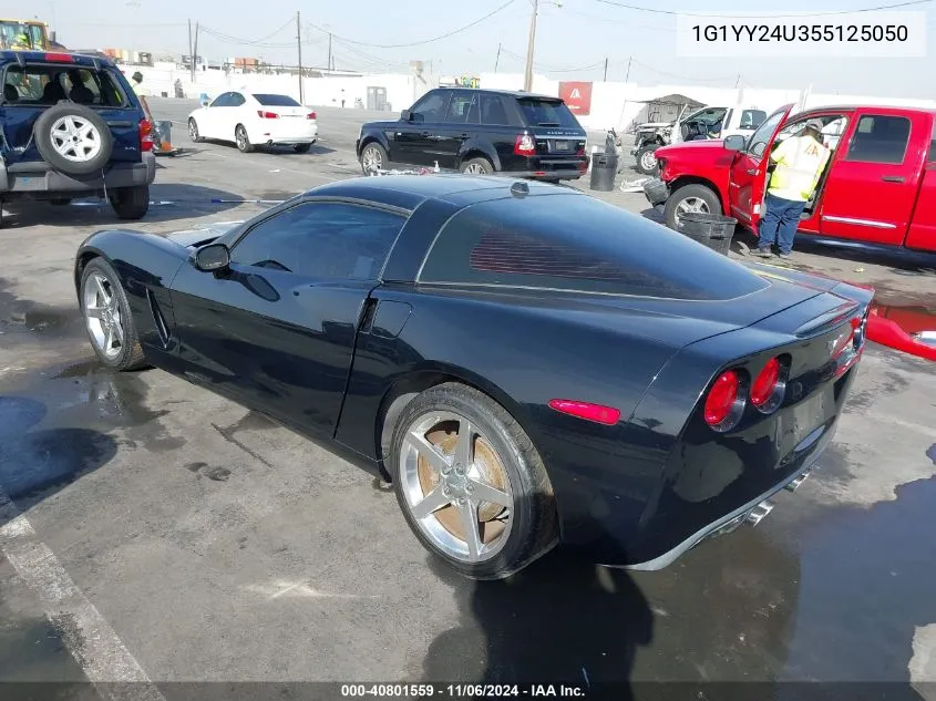 2005 Chevrolet Corvette VIN: 1G1YY24U355125050 Lot: 40801559