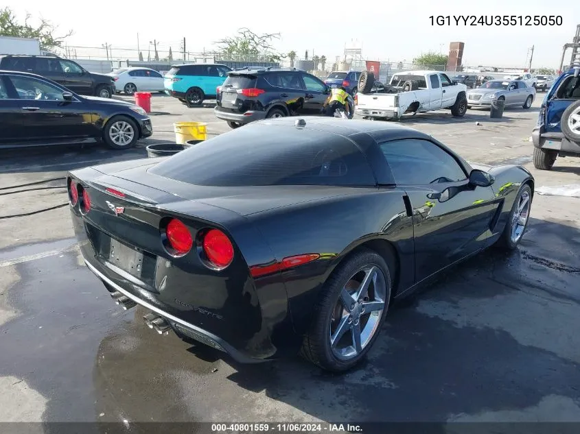 2005 Chevrolet Corvette VIN: 1G1YY24U355125050 Lot: 40801559