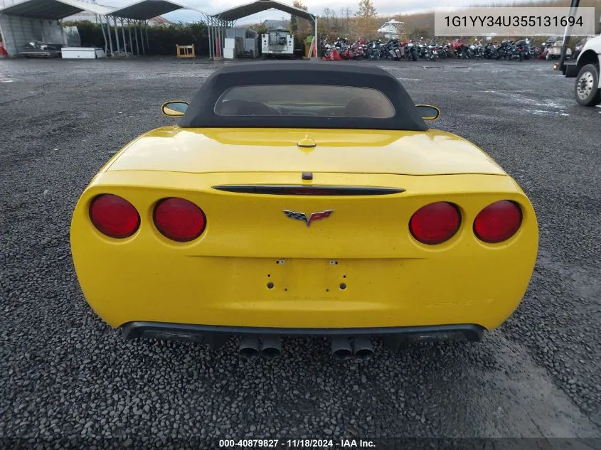 2005 Chevrolet Corvette VIN: 1G1YY34U355131694 Lot: 40879827