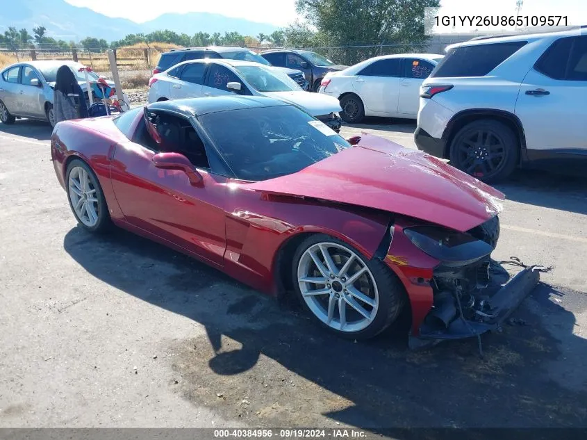 2006 Chevrolet Corvette VIN: 1G1YY26U865109571 Lot: 40384956