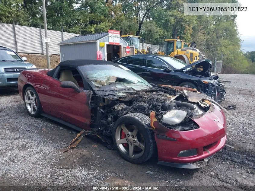 1G1YY36U365101822 2006 Chevrolet Corvette