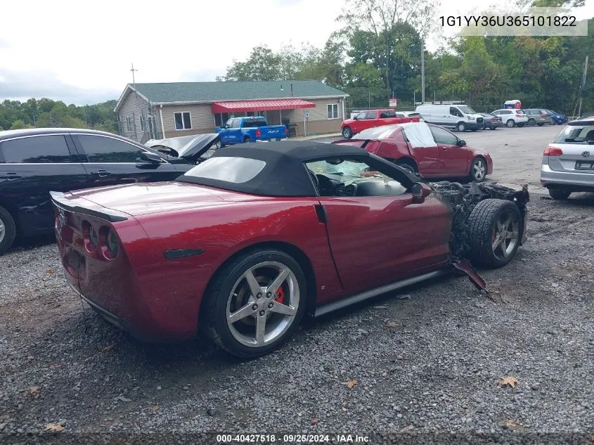 1G1YY36U365101822 2006 Chevrolet Corvette