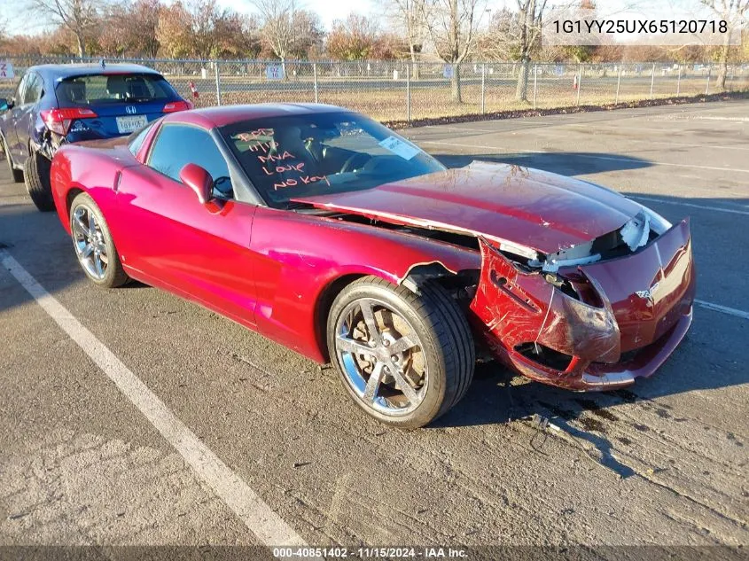 1G1YY25UX65120718 2006 Chevrolet Corvette