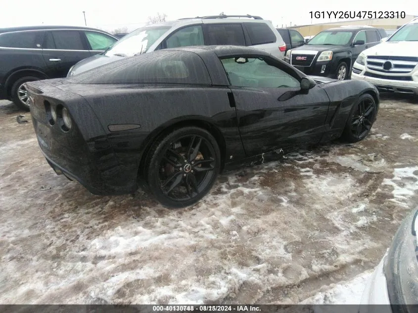 1G1YY26U475123310 2007 Chevrolet Corvette