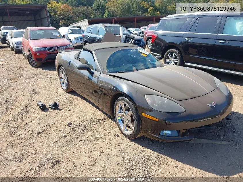 2007 Chevrolet Corvette VIN: 1G1YY36U875129746 Lot: 40677025