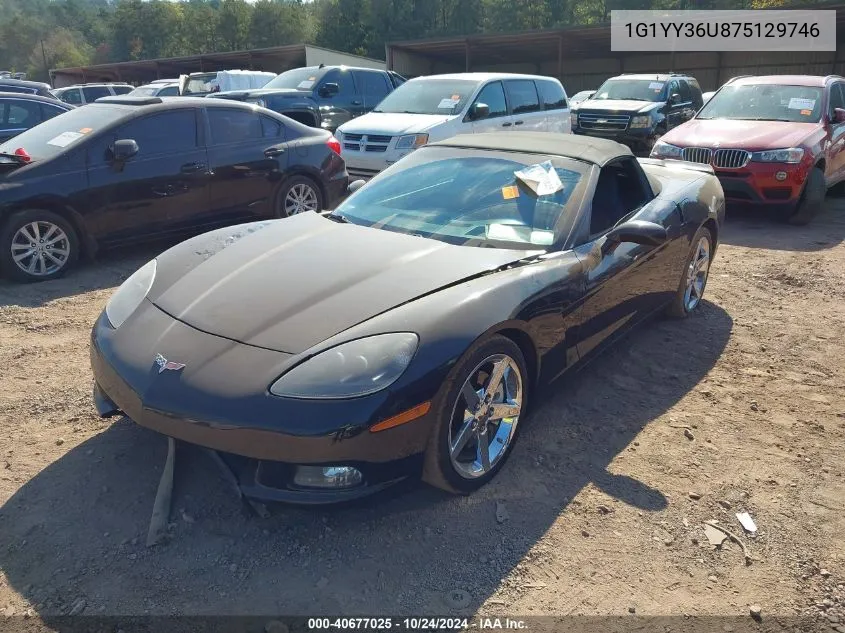 2007 Chevrolet Corvette VIN: 1G1YY36U875129746 Lot: 40677025