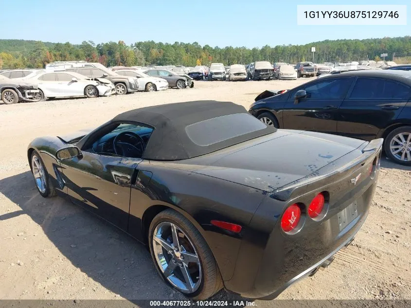 2007 Chevrolet Corvette VIN: 1G1YY36U875129746 Lot: 40677025