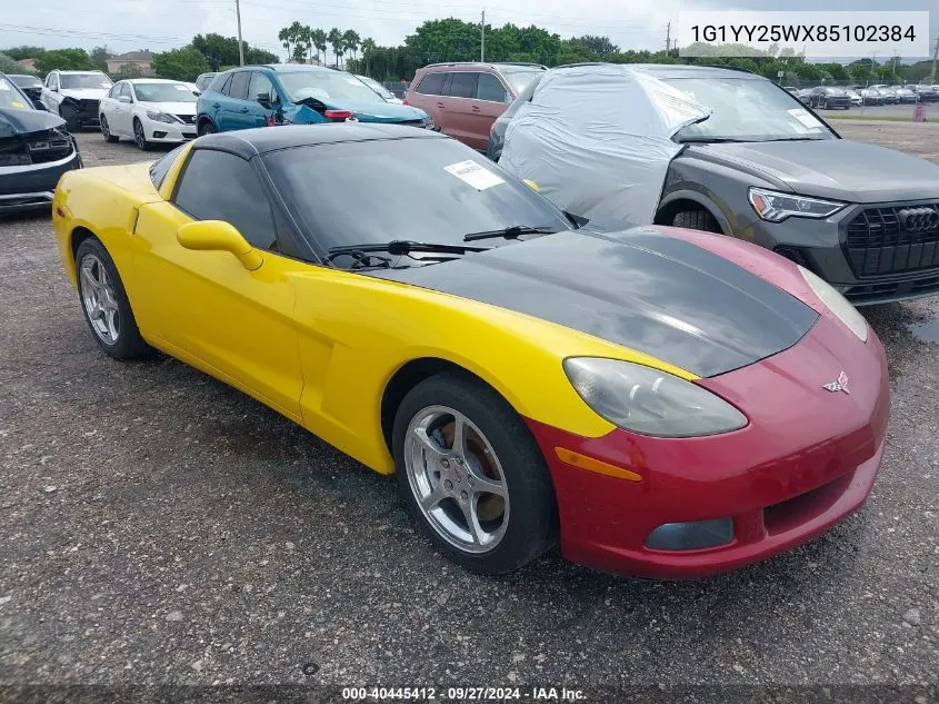 1G1YY25WX85102384 2008 Chevrolet Corvette