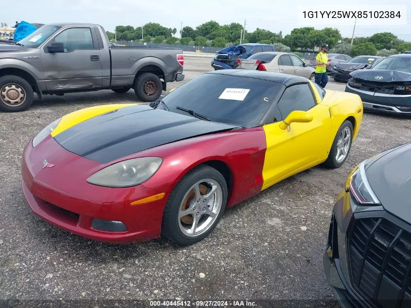 1G1YY25WX85102384 2008 Chevrolet Corvette