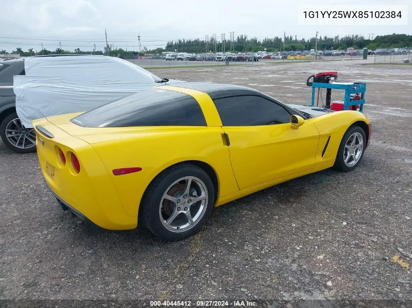 1G1YY25WX85102384 2008 Chevrolet Corvette