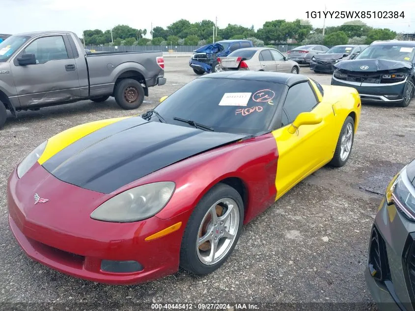 1G1YY25WX85102384 2008 Chevrolet Corvette