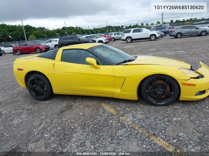 2008 Chevrolet Corvette VIN: 1G1YY26W685130620 Lot: 40551070