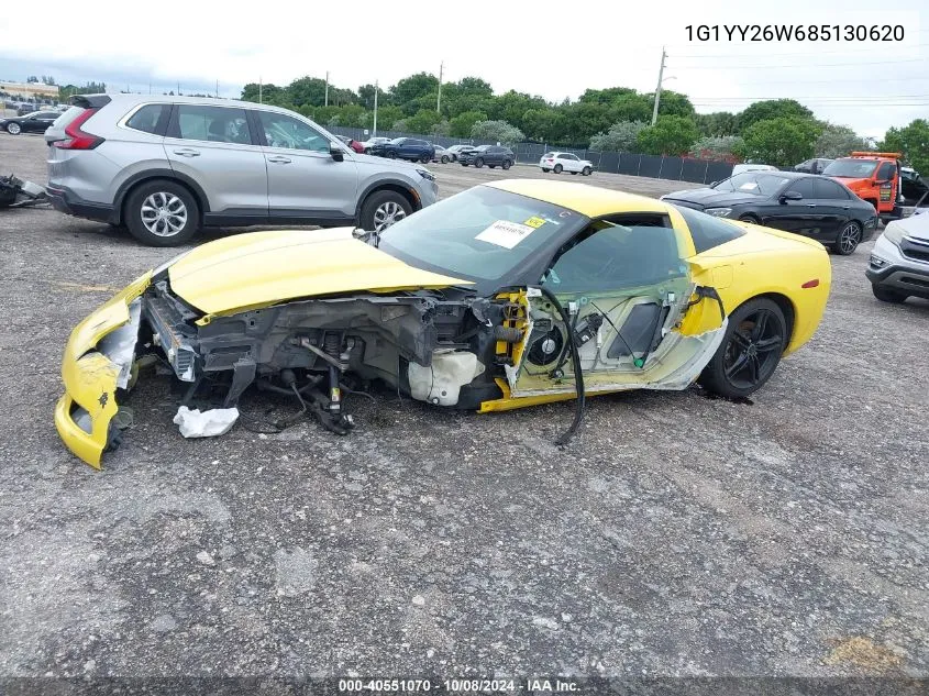 2008 Chevrolet Corvette VIN: 1G1YY26W685130620 Lot: 40551070