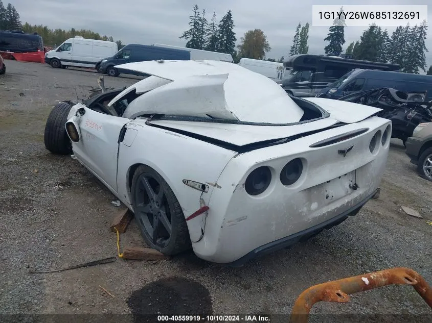 2008 Chevrolet Corvette VIN: 1G1YY26W685132691 Lot: 40559919