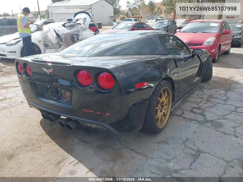 1G1YY26W685107998 2008 Chevrolet Corvette