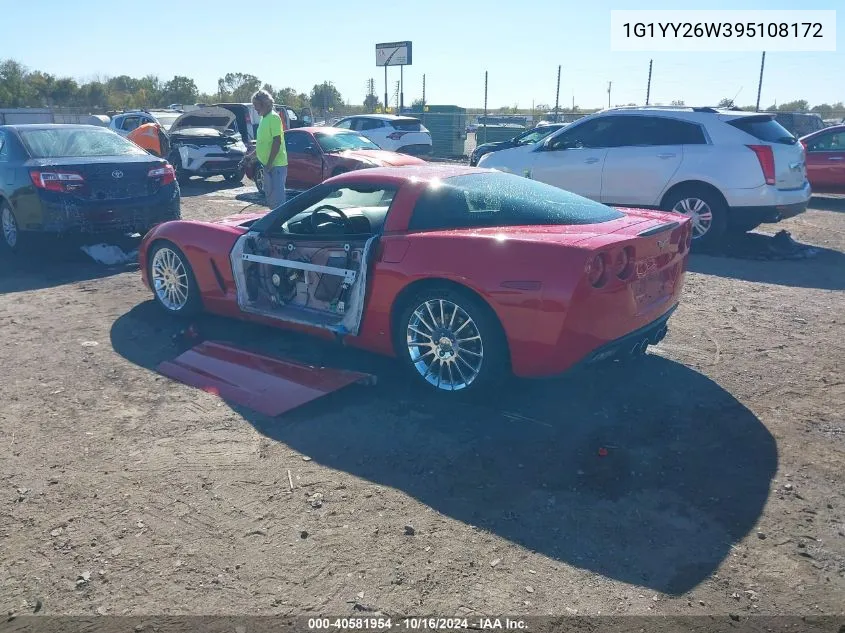 2009 Chevrolet Corvette VIN: 1G1YY26W395108172 Lot: 40581954