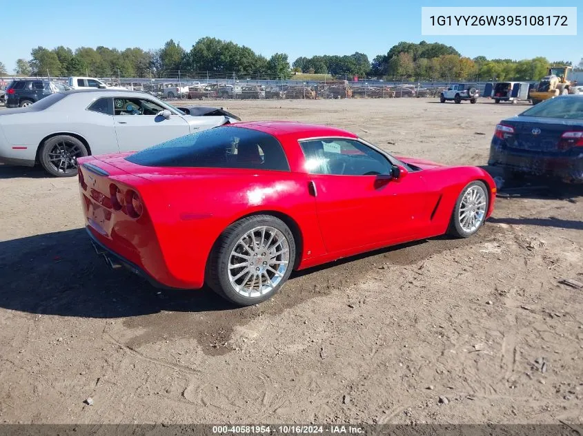 2009 Chevrolet Corvette VIN: 1G1YY26W395108172 Lot: 40581954