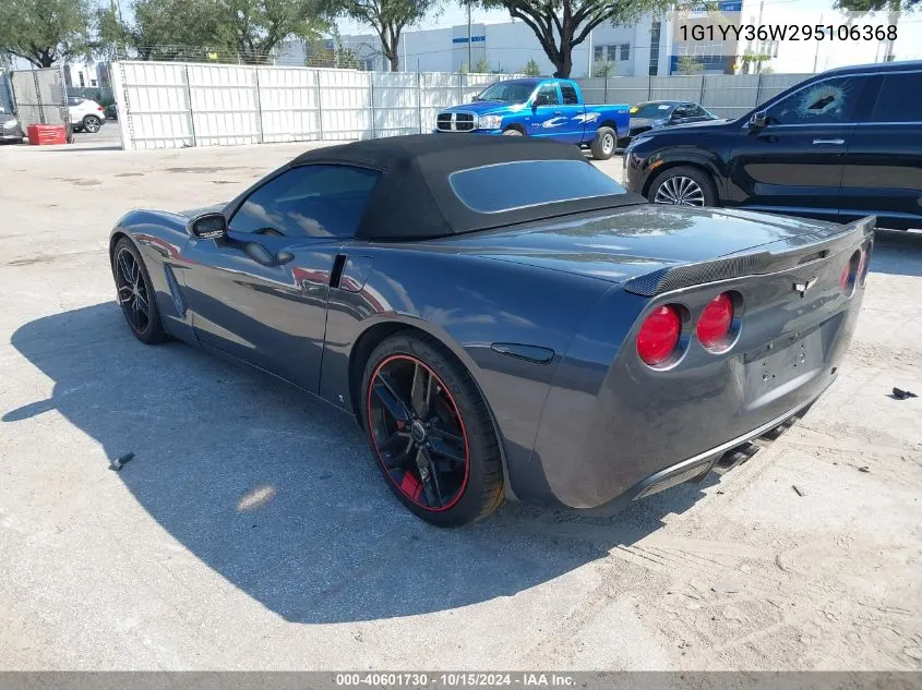 2009 Chevrolet Corvette VIN: 1G1YY36W295106368 Lot: 40601730