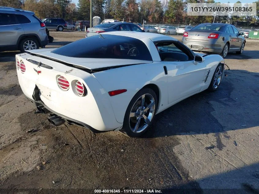 2009 Chevrolet Corvette VIN: 1G1YY26W395108365 Lot: 40816345