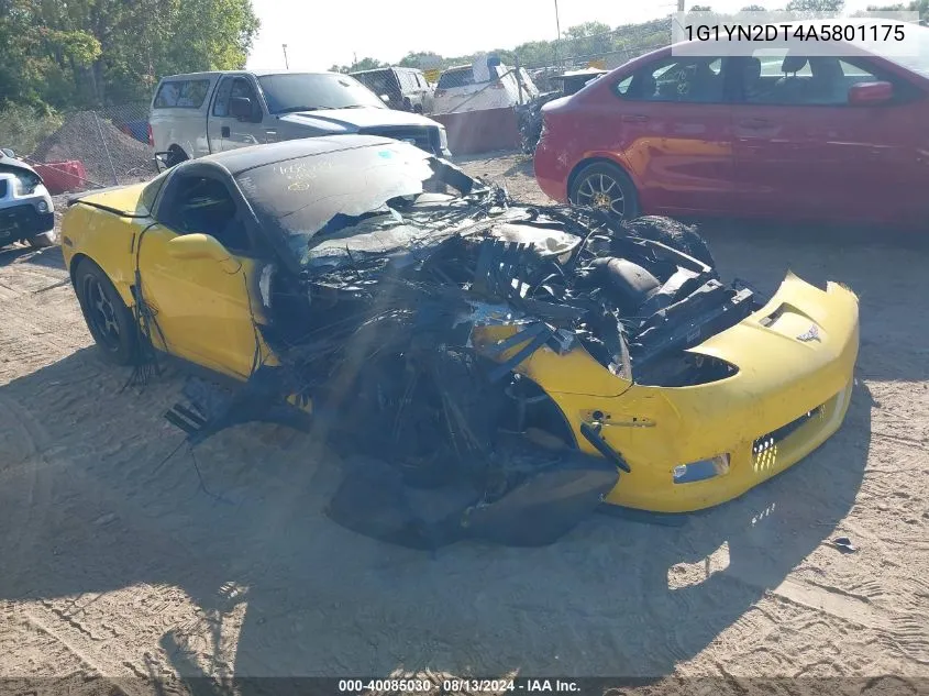 1G1YN2DT4A5801175 2010 Chevrolet Corvette Zr1