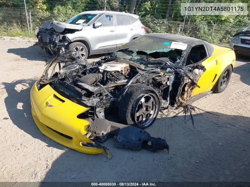 1G1YN2DT4A5801175 2010 Chevrolet Corvette Zr1