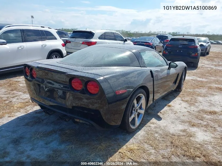 2010 Chevrolet Corvette VIN: 1G1YB2DW1A5100869 Lot: 40602346