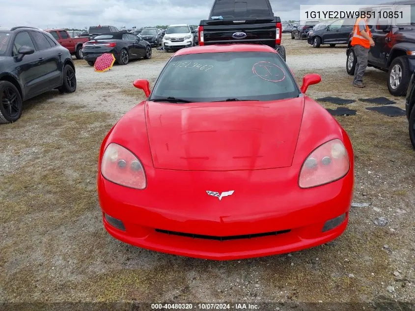 1G1YE2DW9B5110851 2011 Chevrolet Corvette