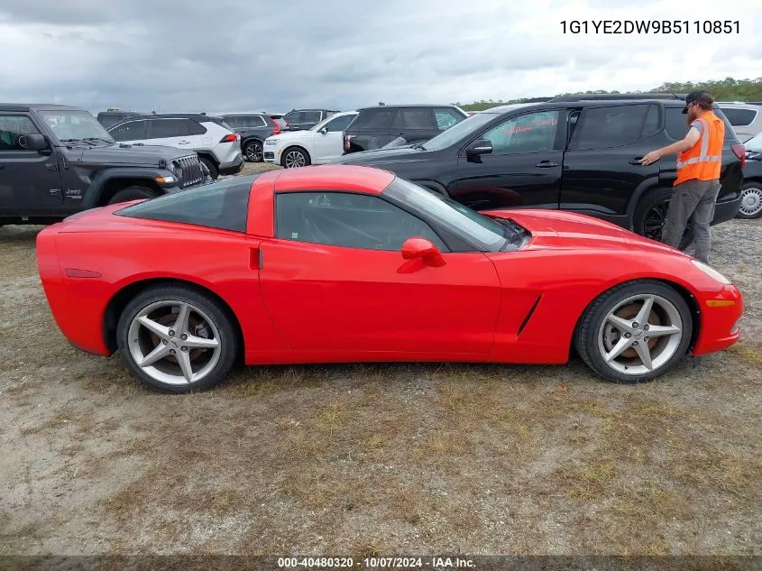 1G1YE2DW9B5110851 2011 Chevrolet Corvette