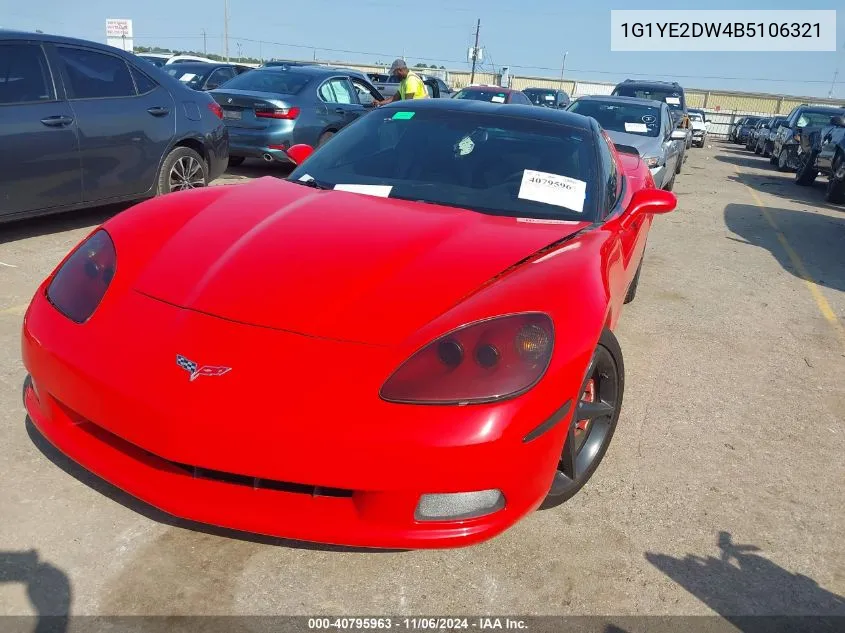 2011 Chevrolet Corvette VIN: 1G1YE2DW4B5106321 Lot: 40795963