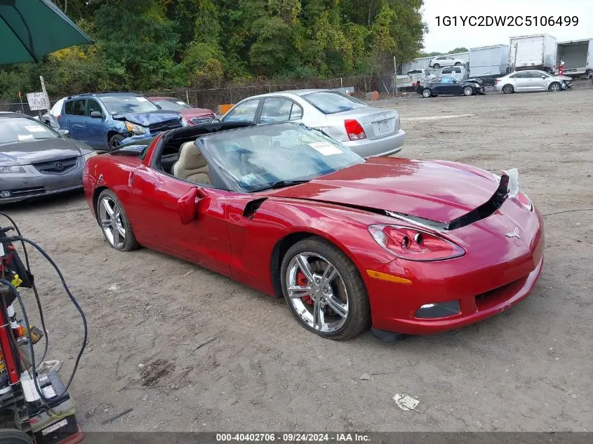 2012 Chevrolet Corvette VIN: 1G1YC2DW2C5106499 Lot: 40402706