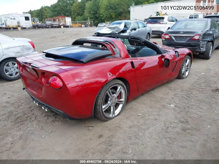 2012 Chevrolet Corvette VIN: 1G1YC2DW2C5106499 Lot: 40402706