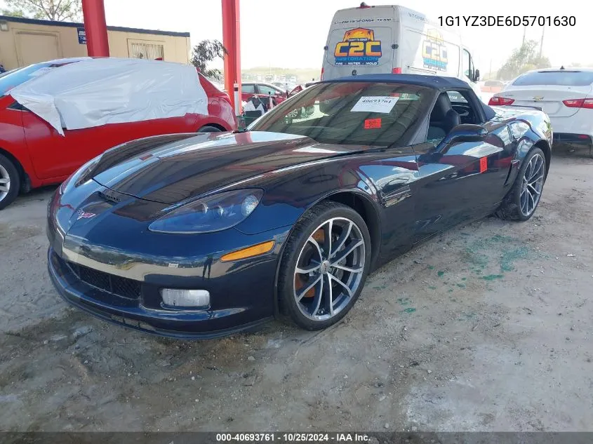 2013 Chevrolet Corvette 427 VIN: 1G1YZ3DE6D5701630 Lot: 40693761