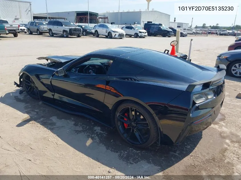 1G1YF2D70E5135230 2014 Chevrolet Corvette Stingray