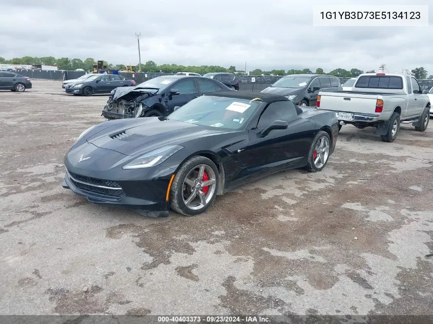 2014 Chevrolet Corvette Stingray VIN: 1G1YB3D73E5134123 Lot: 40403373