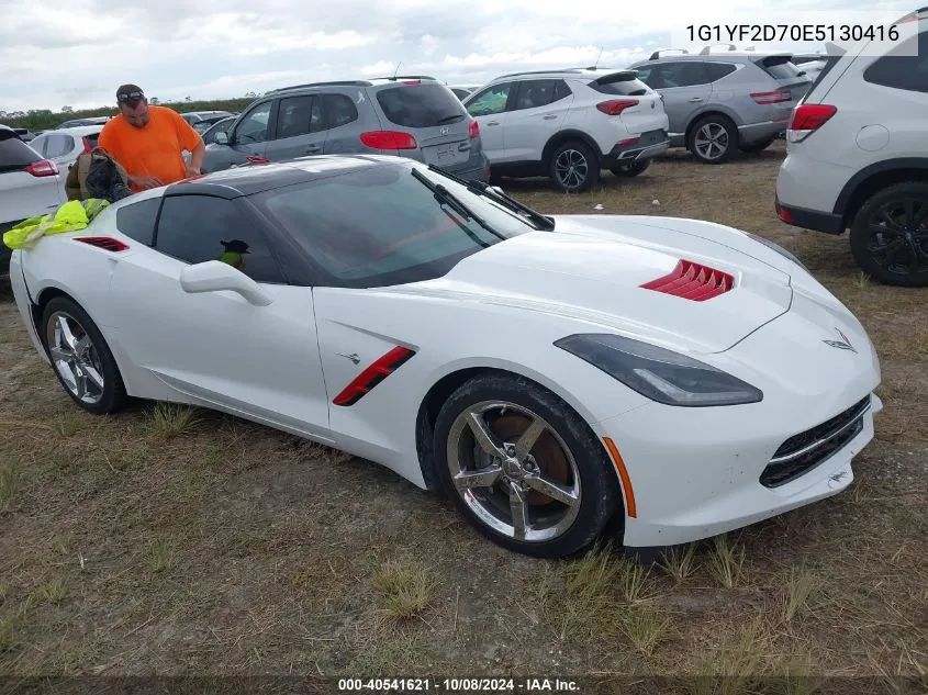 1G1YF2D70E5130416 2014 Chevrolet Corvette Stingray