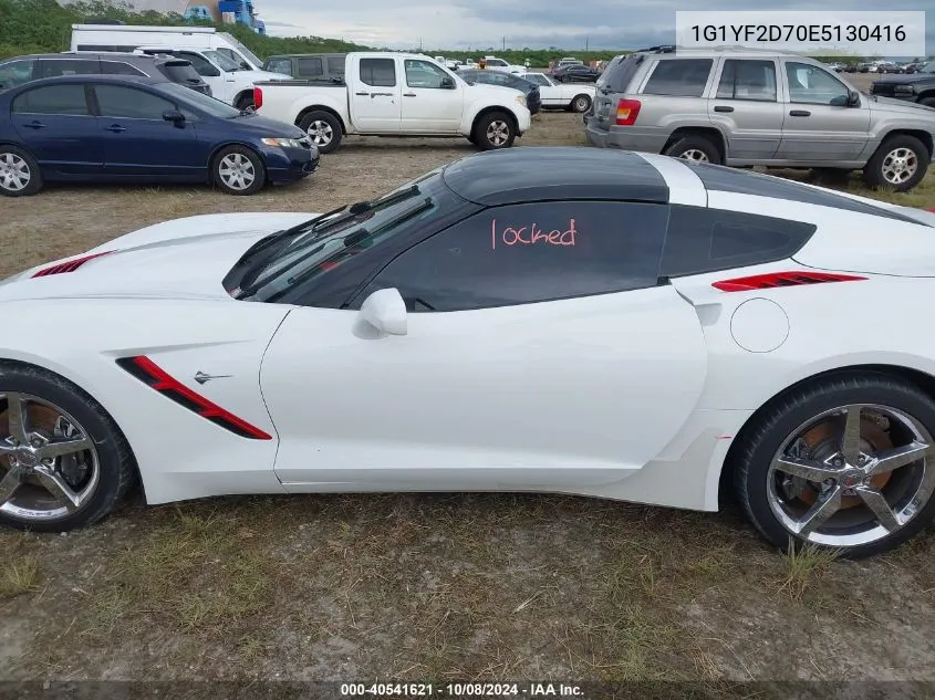 1G1YF2D70E5130416 2014 Chevrolet Corvette Stingray