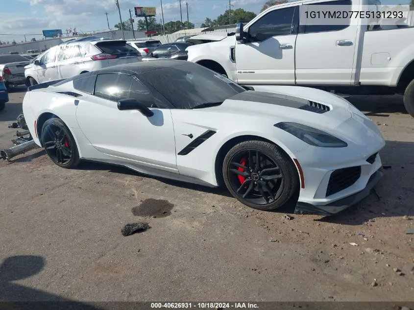 2014 Chevrolet Corvette Stingray Z51 VIN: 1G1YM2D77E5131293 Lot: 40626931