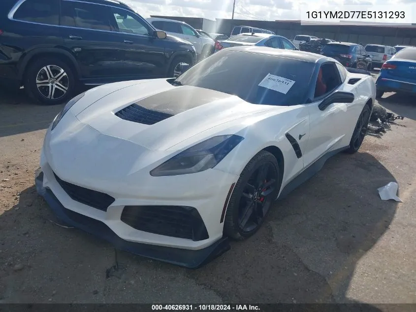 2014 Chevrolet Corvette Stingray Z51 VIN: 1G1YM2D77E5131293 Lot: 40626931