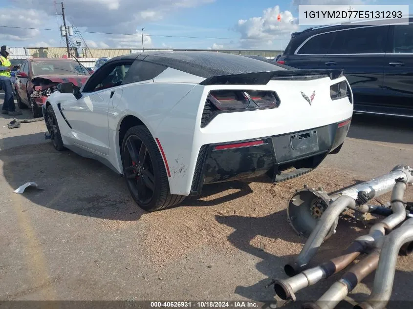 2014 Chevrolet Corvette Stingray Z51 VIN: 1G1YM2D77E5131293 Lot: 40626931