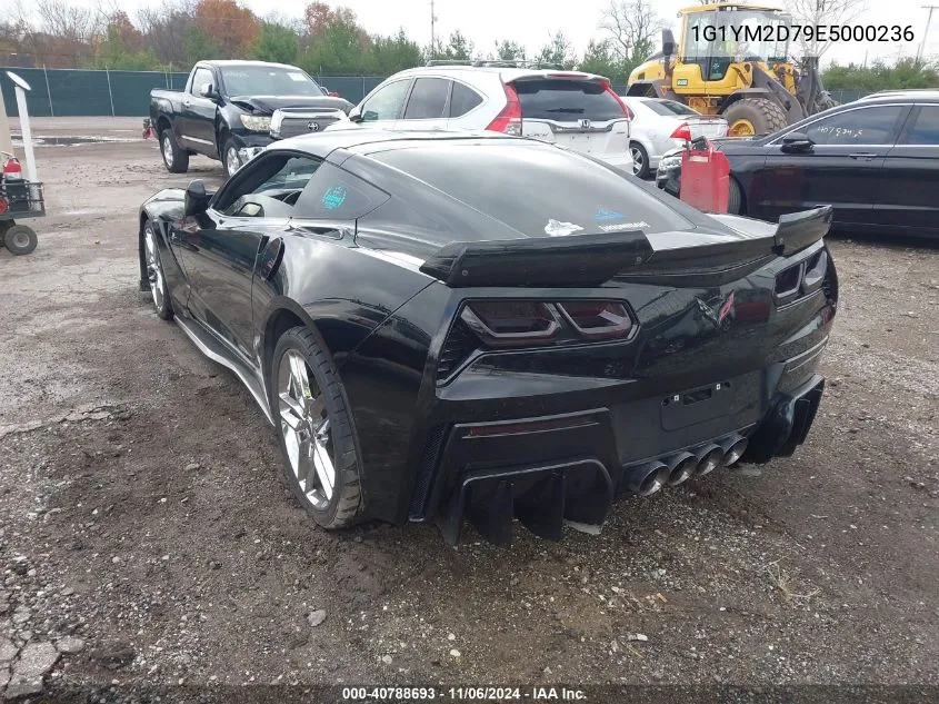 2014 Chevrolet Corvette Stingray Z51 VIN: 1G1YM2D79E5000236 Lot: 40788693