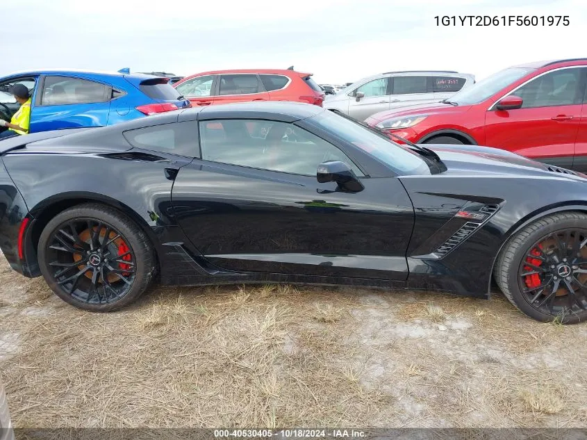 2015 Chevrolet Corvette Z06 VIN: 1G1YT2D61F5601975 Lot: 40530405