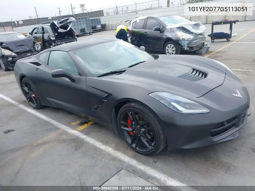 1G1YF2D77G5113051 2016 Chevrolet Corvette Stingray