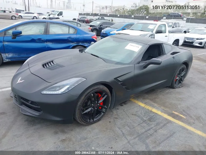 1G1YF2D77G5113051 2016 Chevrolet Corvette Stingray