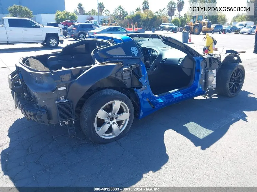 1G1YU2D6XG5608034 2016 Chevrolet Corvette Z06