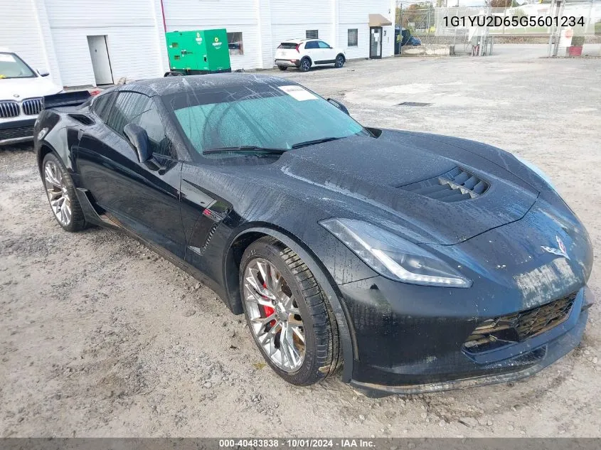 2016 Chevrolet Corvette Z06 VIN: 1G1YU2D65G5601234 Lot: 40483838