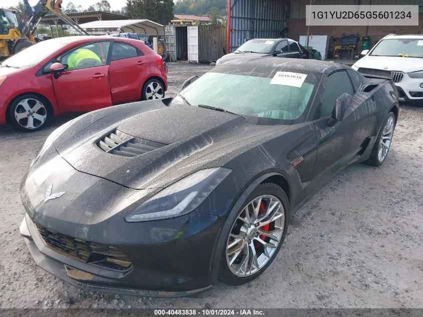 2016 Chevrolet Corvette Z06 VIN: 1G1YU2D65G5601234 Lot: 40483838