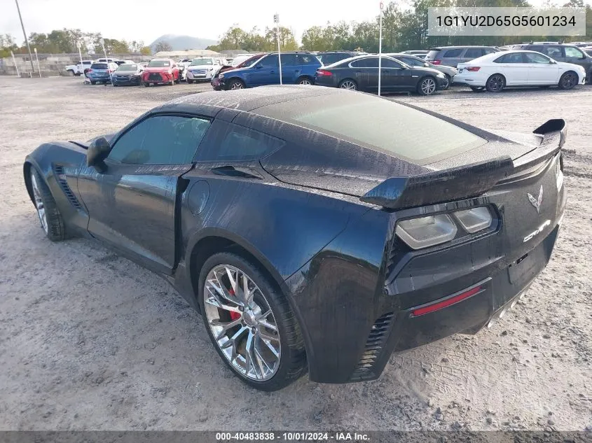 2016 Chevrolet Corvette Z06 VIN: 1G1YU2D65G5601234 Lot: 40483838