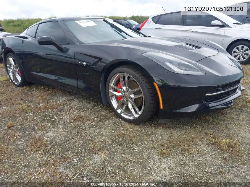 2016 Chevrolet Corvette Stingray VIN: 1G1YD2D71G5121300 Lot: 40510955