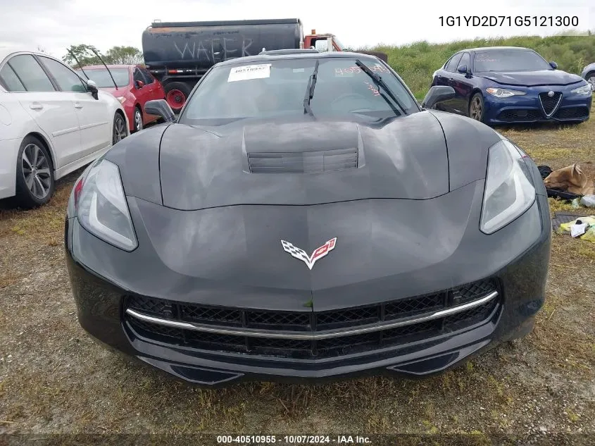 2016 Chevrolet Corvette Stingray VIN: 1G1YD2D71G5121300 Lot: 40510955