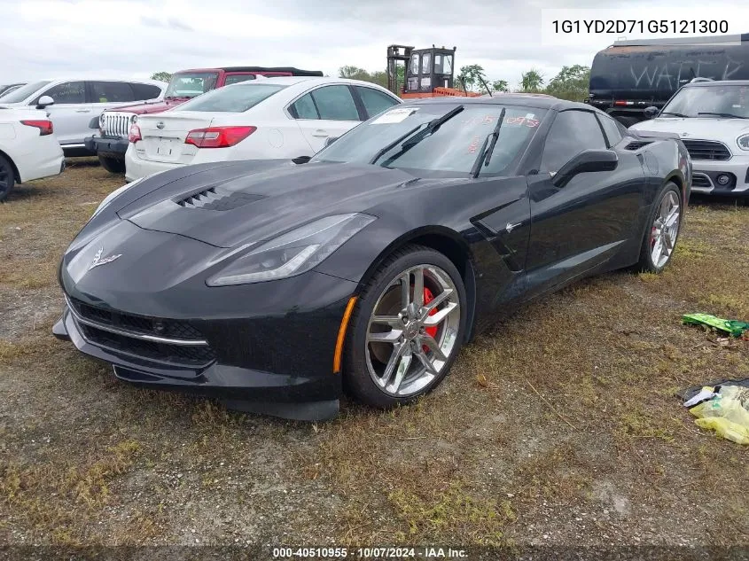 2016 Chevrolet Corvette Stingray VIN: 1G1YD2D71G5121300 Lot: 40510955